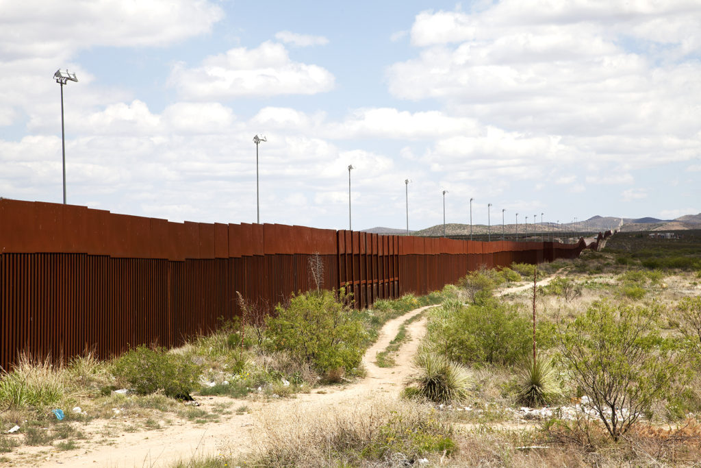 Borderwall between Mexico and United States