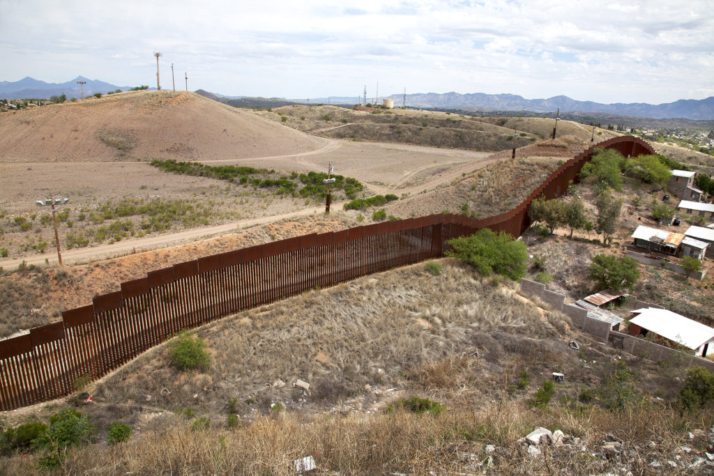 Borderwall between Mexico and United States