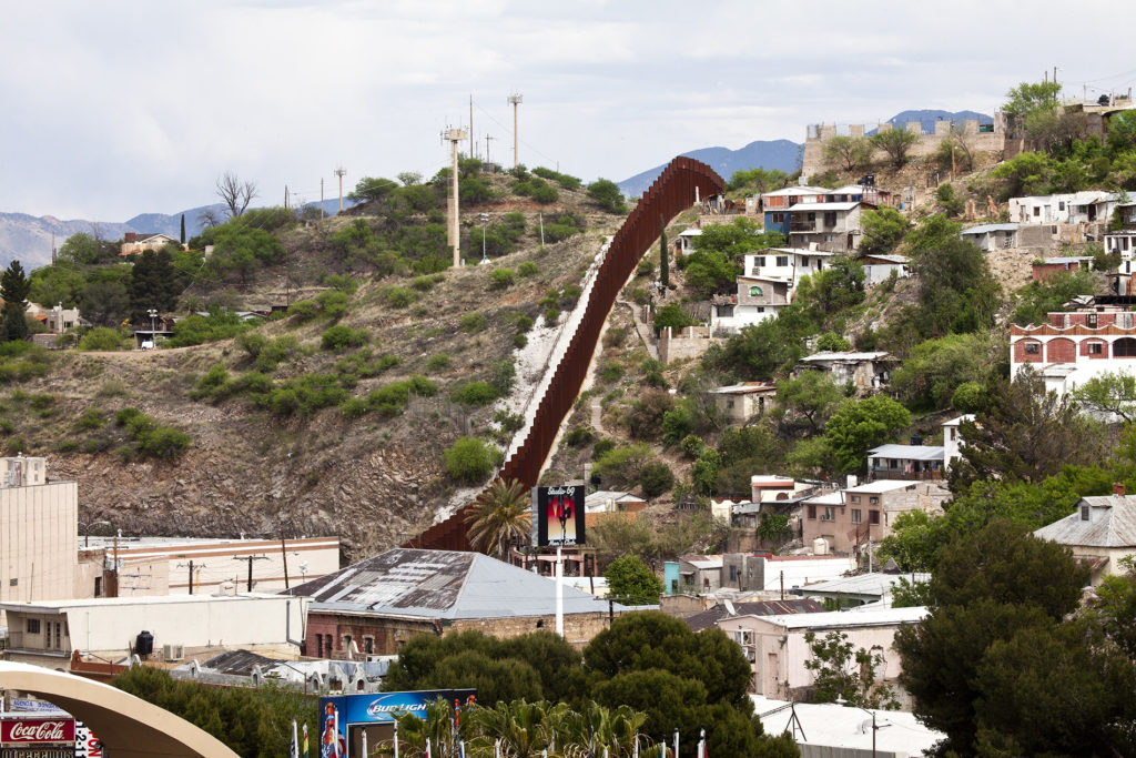 Borderwall between Mexico and United States