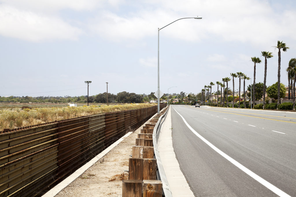 Borderwall between United States and Mexico