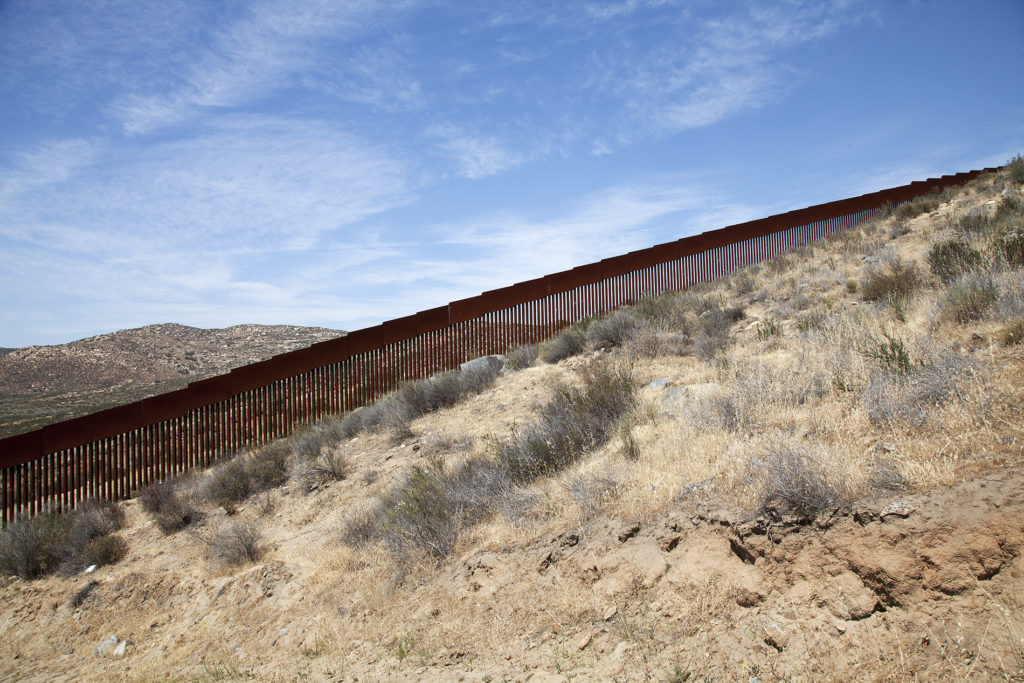 Borderwall between Mexico and United States
