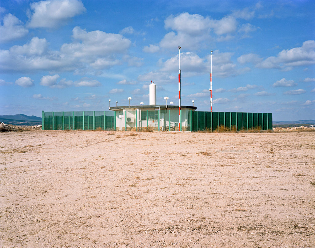 VOR radio navigation system for aircrafts in Calamocha, Spain